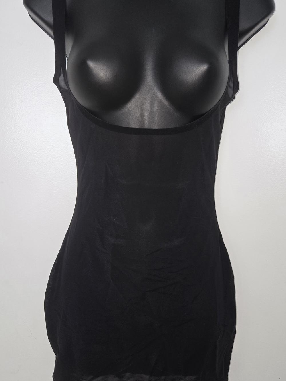 Victoria's Secret Black Sheer Chemise Slip